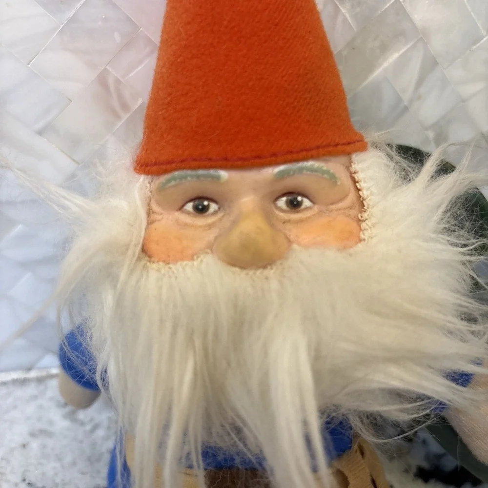 1978‎ Knickerbocker Gnome Plush Unieboek B.V. Rien Poortvliet Rubber Face Vtg
